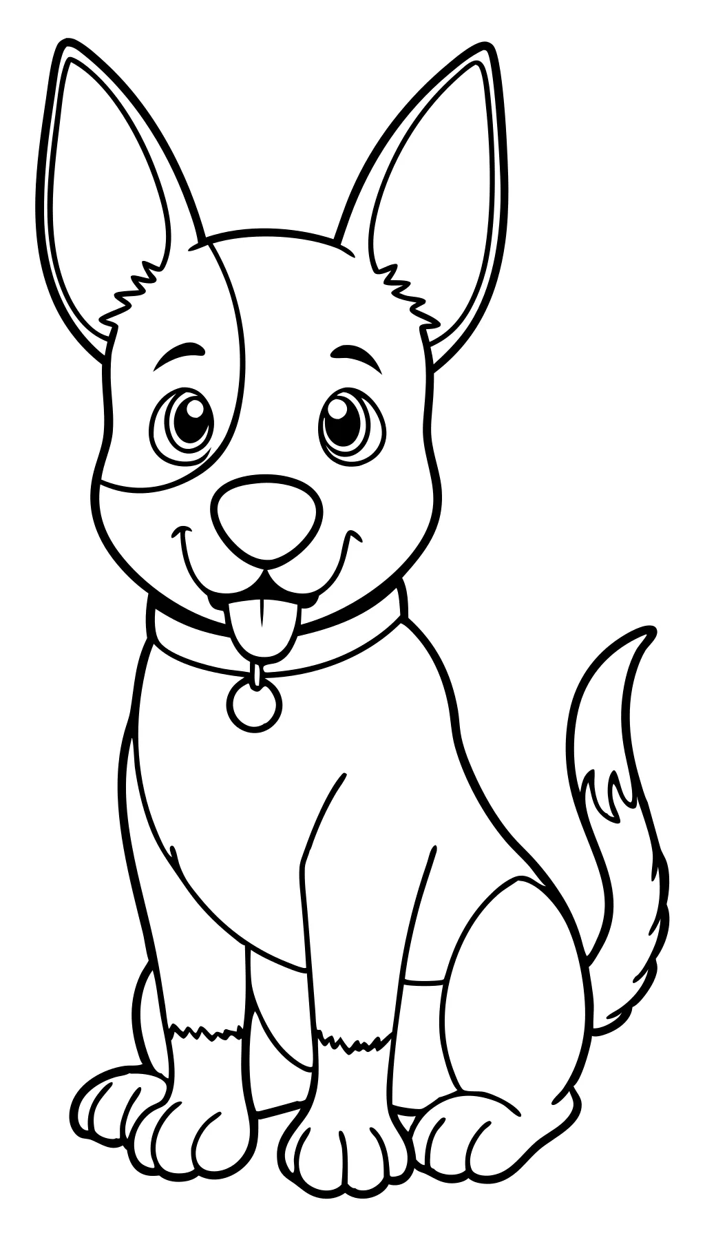 free bluey coloring pages